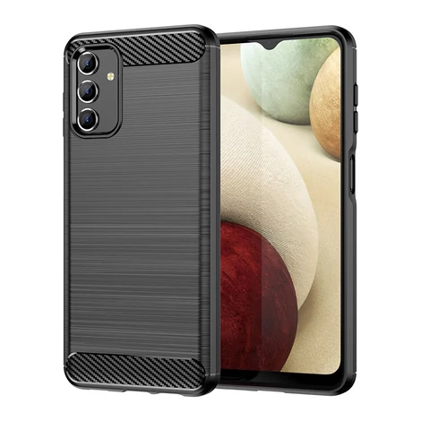 Carbon Case Flexible Cover Sleeve for Samsung Galaxy A13 5G black