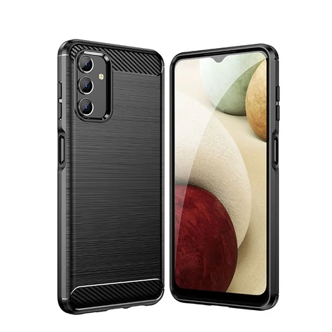 Carbon Case Flexible Cover Sleeve for Samsung Galaxy A13 5G black