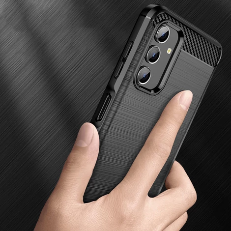 Carbon Case Flexible Cover Sleeve for Samsung Galaxy A13 5G black