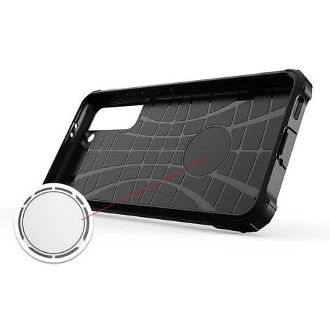 Hybrid Armor armored hybrid case for Samsung Galaxy S22 black