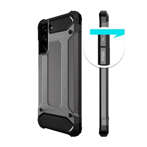 Hybrid Armor armored hybrid case for Samsung Galaxy S22 black