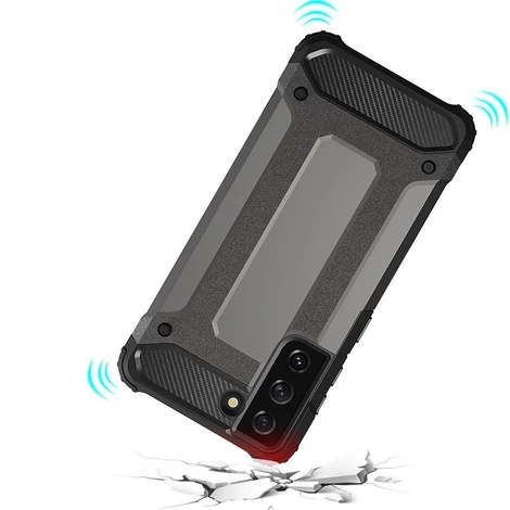 Hybrid Armor armored hybrid case for Samsung Galaxy S22 black