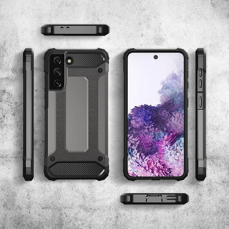 Hybrid Armor armored hybrid case for Samsung Galaxy S22 black