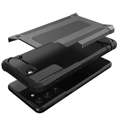 Hybrid Armor armored hybrid case for Samsung Galaxy S22 black