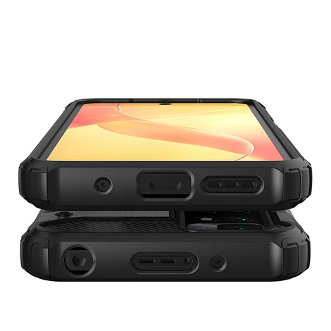 Hybrid Armor Case Tough Rugged Cover for Xiaomi Redmi 10 black