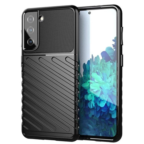 Thunder Case flexible armored cover for Samsung Galaxy S22 black