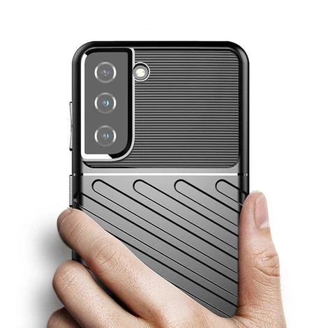Thunder Case flexible armored cover for Samsung Galaxy S22 black