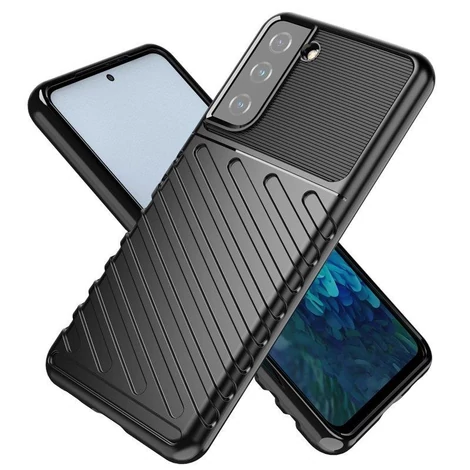 Thunder Case flexible armored cover for Samsung Galaxy S22 black
