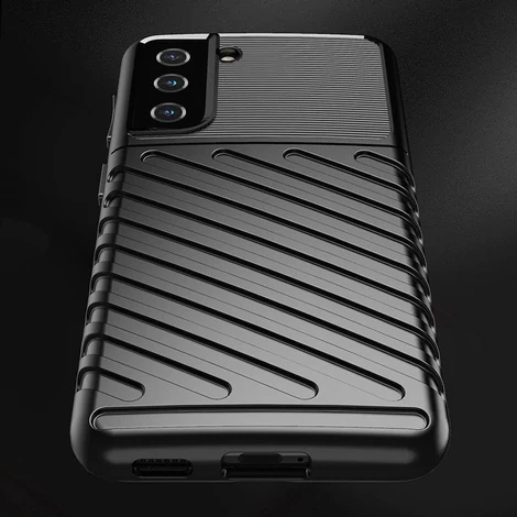 Thunder Case flexible armored cover for Samsung Galaxy S22 black