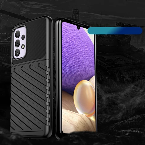 Thunder Case flexible armored cover for Samsung Galaxy A33 5G black
