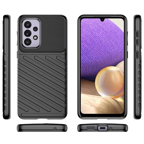 Thunder Case flexible armored cover for Samsung Galaxy A33 5G black