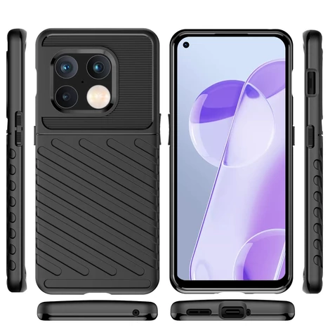 Thunder Case flexible armored cover for OnePlus 10 Pro black