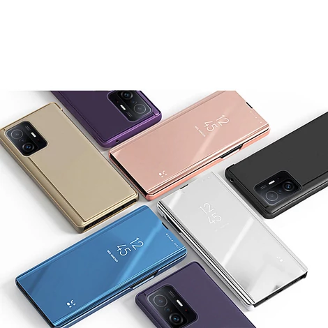 Clear View Case cover for Xiaomi Mi 11T Pro / Mi 11T black