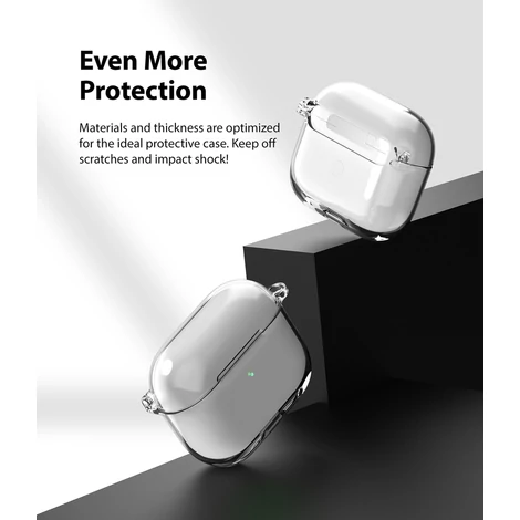 Ringke Hinge Case for AirPods 3 Cover Earphone Case Transparent (EC59094RS)