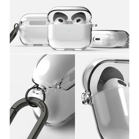 Ringke Hinge Case for AirPods 3 Cover Earphone Case Transparent (EC59094RS)