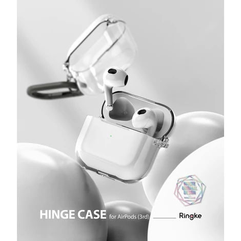 Ringke Hinge Case for AirPods 3 Cover Earphone Case Transparent (EC59094RS)