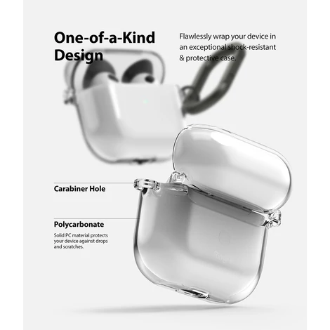 Ringke Hinge Case for AirPods 3 Cover Earphone Case Transparent (EC59094RS)