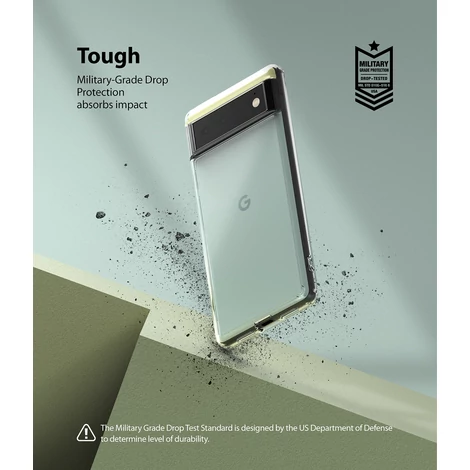 Ringke Fusion TPU case with Google Pixel 6 gel frame transparent (F566E52)