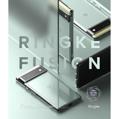 Ringke Fusion TPU case with Google Pixel 6 gel frame transparent (F566E52)