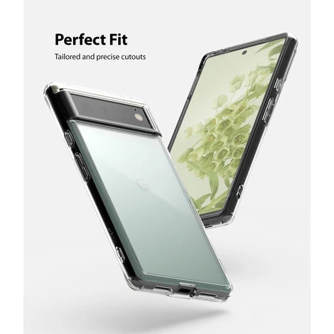 Ringke Fusion TPU case with Google Pixel 6 gel frame transparent (F566E52)