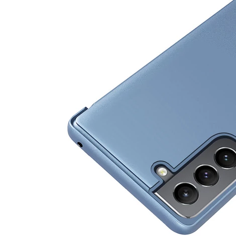 Clear View Case flip cover for Samsung Galaxy S22 blue
