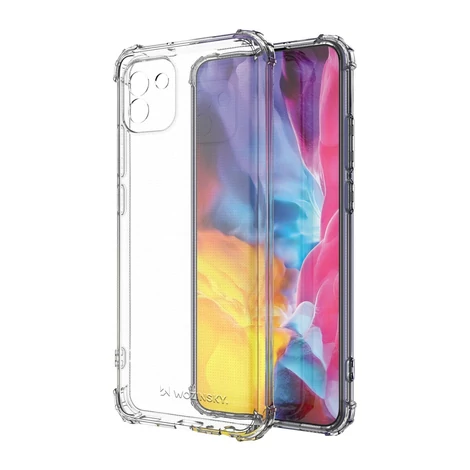 Wozinsky Anti Shock Armored Case for Samsung Galaxy A03 transparent