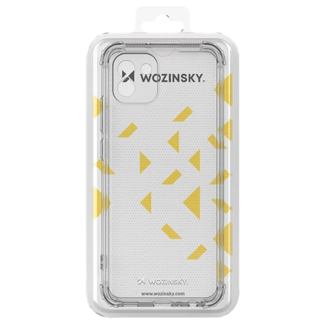 Wozinsky Anti Shock Armored Case for Samsung Galaxy A03 transparent