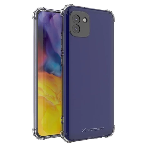 Wozinsky Anti Shock Armored Case for Samsung Galaxy A03 transparent