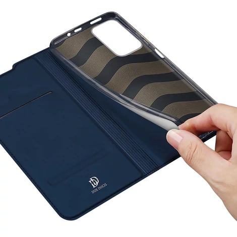 Dux Ducis Skin Pro Holster Cover Flip Poco M4 Pro 5G blue