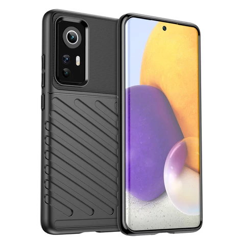 Thunder Case flexible armored cover for Xiaomi 12 / 12X black
