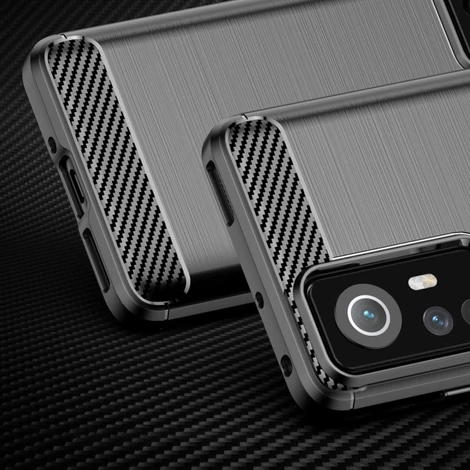 Carbon Case Flexible Cover Sleeve for Xiaomi 12 / 12X black