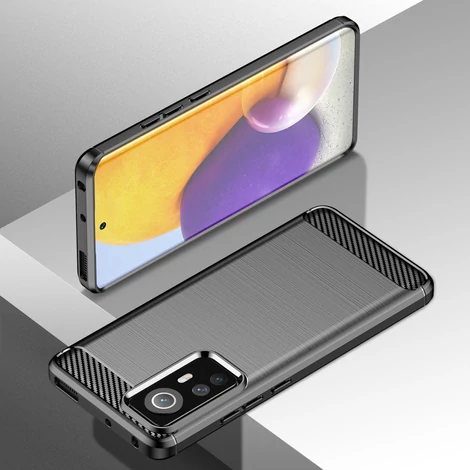 Carbon Case Flexible Cover Sleeve for Xiaomi 12 / 12X black