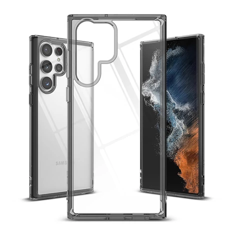 Ringke Fusion TPU cover with a Samsung Galaxy S22 Ultra gel frame black