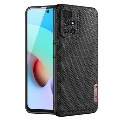 Dux Ducis Fino case cover covered with nylon material Xiaomi Redmi 10 black