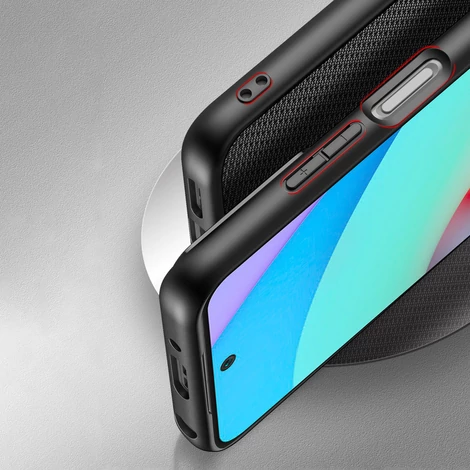 Dux Ducis Fino case cover covered with nylon material Xiaomi Redmi 10 blue