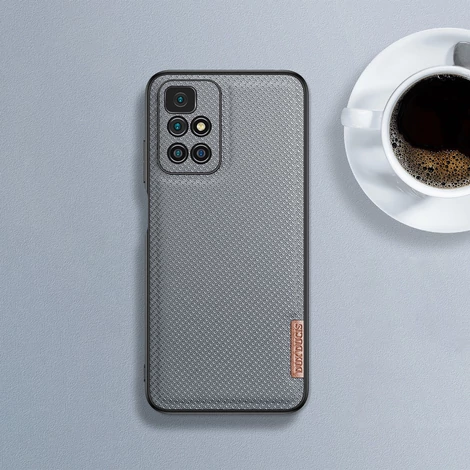Dux Ducis Fino case cover covered with nylon material Xiaomi Redmi 10 green