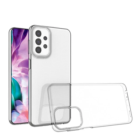 Gel case cover for Ultra Clear 0.5mm Samsung Galaxy A23 5G transparent