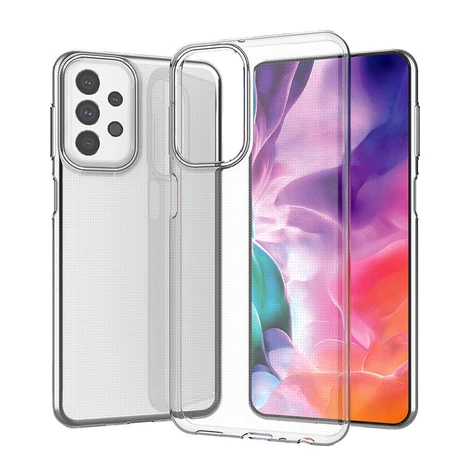 Gel case cover for Ultra Clear 0.5mm Samsung Galaxy A23 5G transparent