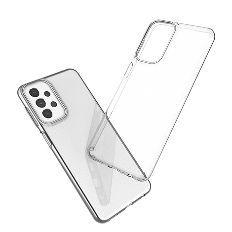 Gel case cover for Ultra Clear 0.5mm Samsung Galaxy A23 5G transparent