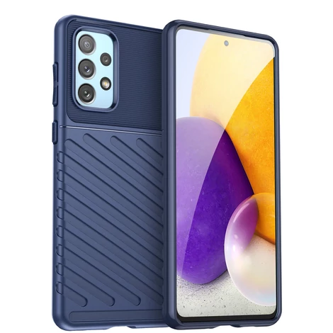 Thunder Case flexible armored cover for Samsung Galaxy A23 5G blue