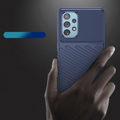 Thunder Case flexible armored cover for Samsung Galaxy A23 5G blue