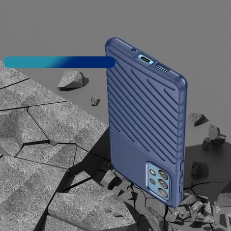 Thunder Case flexible armored cover for Samsung Galaxy A23 5G blue