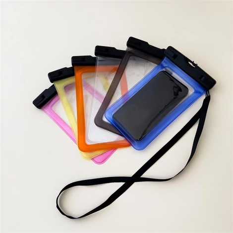 Waterproof phone bag pouch for pool pink