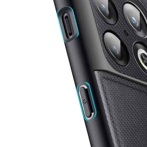 Dux Ducis Fino case cover covered with nylon material OnePlus 10 Pro black