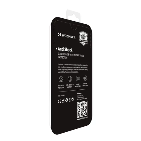 Wozinsky Anti Shock Case for Samsung Galaxy A23 Armor Case Transparent