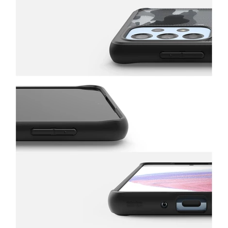Ringke Fusion Matte TPU case with Samsung Galaxy A53 5G gel frame black ()