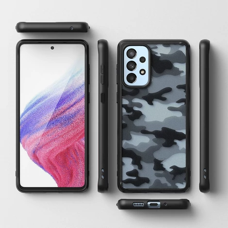 Ringke Fusion Matte tpu case with frame for Samsung Galaxy A73 black