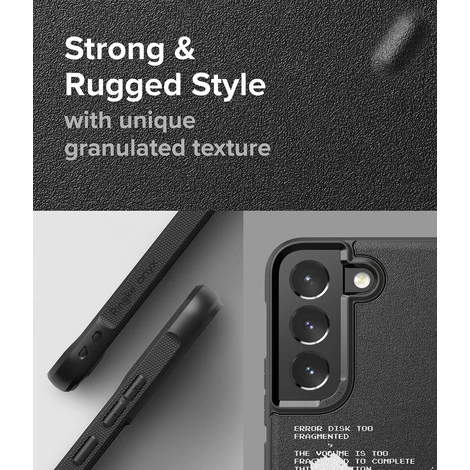 Ringke Onyx Design Durable TPU Cover for Samsung Galaxy S22 black (Graffiti) ()