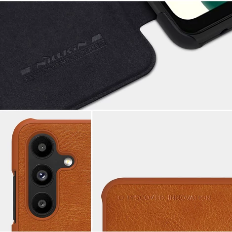Nillkin Qin leather holster case for Samsung Galaxy A13 5G black