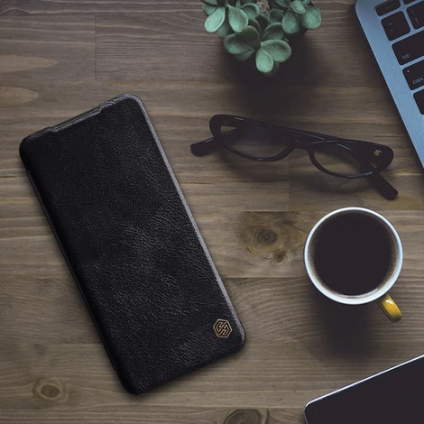 Nillkin Qin leather holster case for Samsung Galaxy A13 5G black